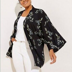 LOFT Floral Kimono